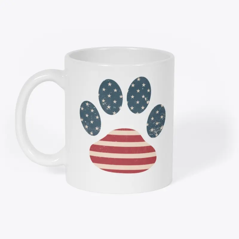 American Flag/Paw