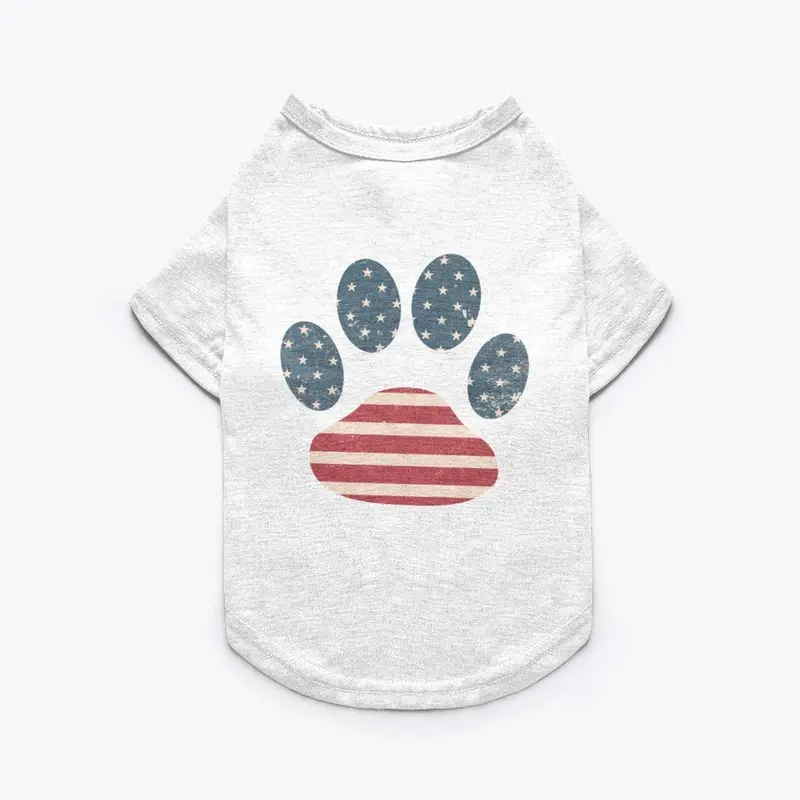 American Flag/Paw